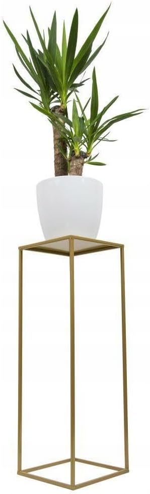 Loft Modern Metall Pflanzenständer Blumenständer 70 cm golden