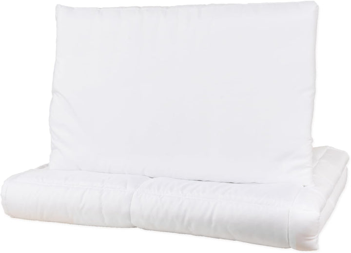 FlyIdeas Decke für Babybett Set 100x135 zm + Kopfkissen 40x60 cm, Baby Babybetten Set Ganzjahresbett