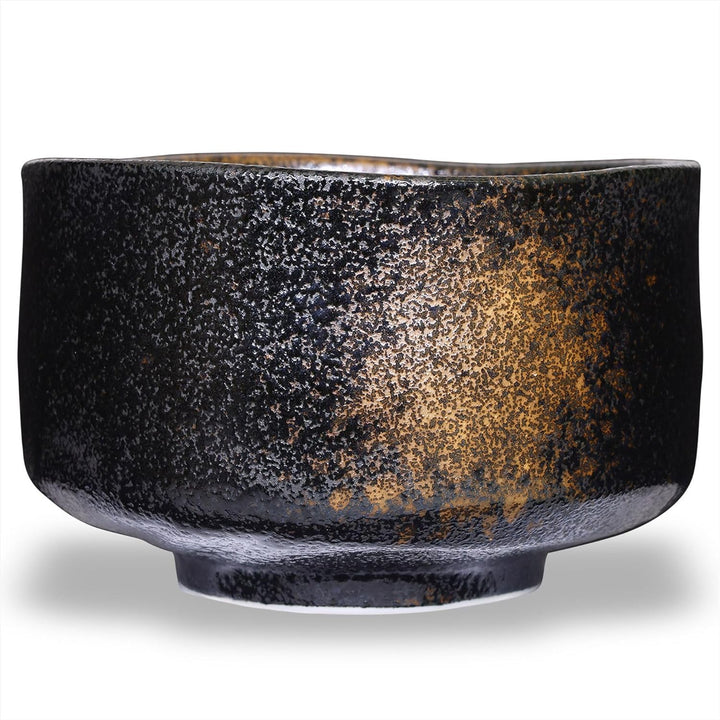 Product of Gifu Japan Japanische Handgefertigte Matcha-Tee-Schale Schwarz, Grüner Tee Zeremonie, Aut