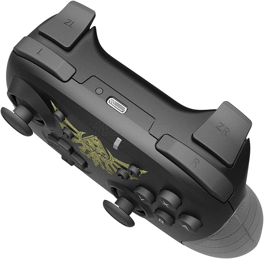 HORI Kabelloses Horipad (Zelda) Controller für Nintendo Switch - Offiziell Lizenziert