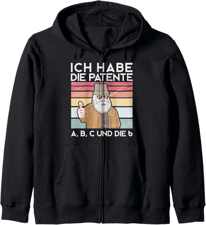 Patent A B C Und Die 6 Kapitän Zur See Hamburg Geschenk Kapuzenjacke