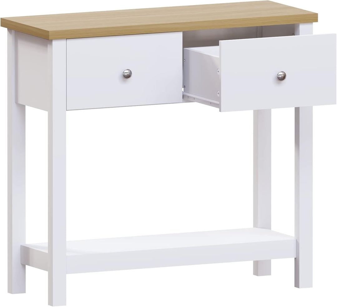 Vida Designs Schubladenboxen, MDF, Spanplatte und Melaminfurnier, Weiss, Standard, Weiss