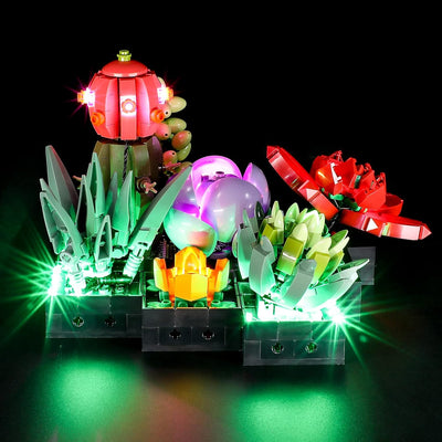 BRIKSMAX 10309 Led Licht für Lego Sukkulenten - Compatible with Lego Creator Expert Bausteinen Model