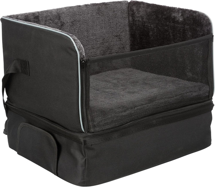 Trixie 1322 Autositz, 45 × 38 × 37 cm, schwarz, schwarz