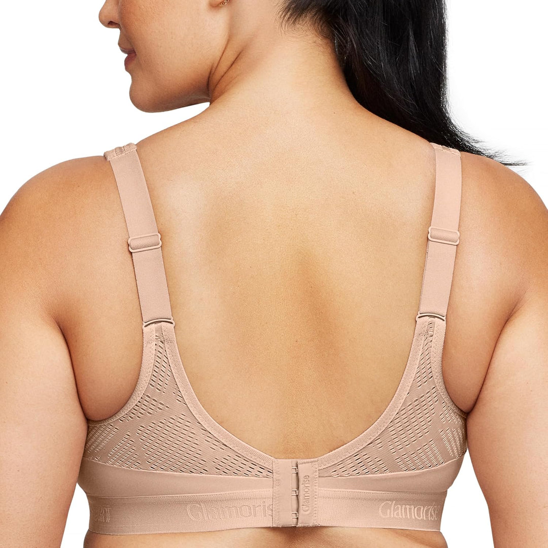 Glamorise Damen Sports Bra, Undurchsichtige 75C Haut, 75C Haut