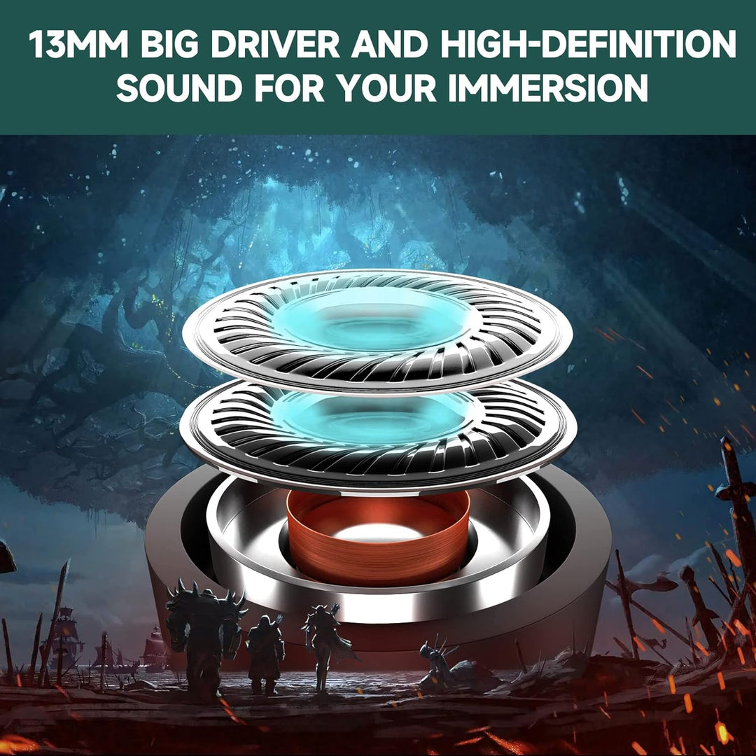 SONTINH Gaming Headset, AlienBuds【2023 Launched】, Wireless Gaming Headset for PC, PS4, PS5, and Swit