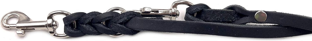 Hundeleine Fettleder kleine Hunde/grosse Hunde 2m / 2,40m / 2,80m / 3,50m / 5m Doppelleine verstellb