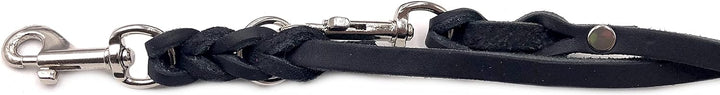 Hundeleine Fettleder kleine Hunde/grosse Hunde 2m / 2,40m / 2,80m / 3,50m / 5m Doppelleine verstellb