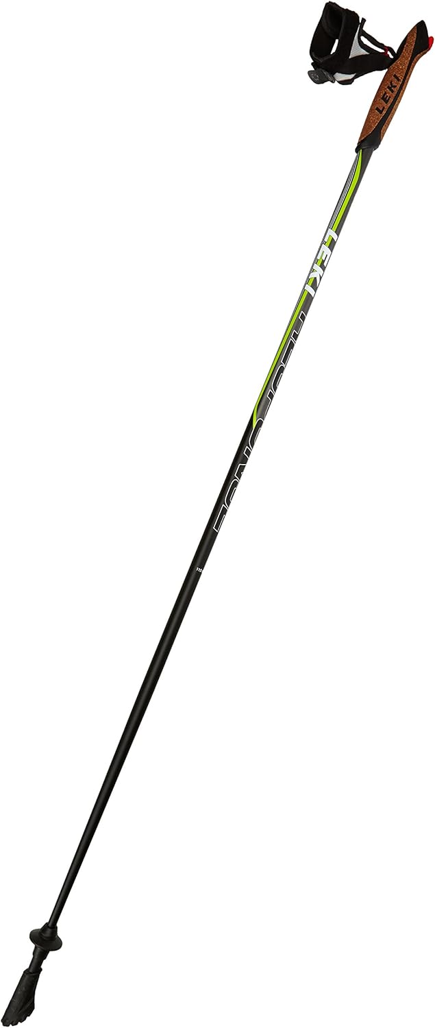 LEKI Response Nordic Walking Stock 115 cm Schwarz, 115 cm Schwarz