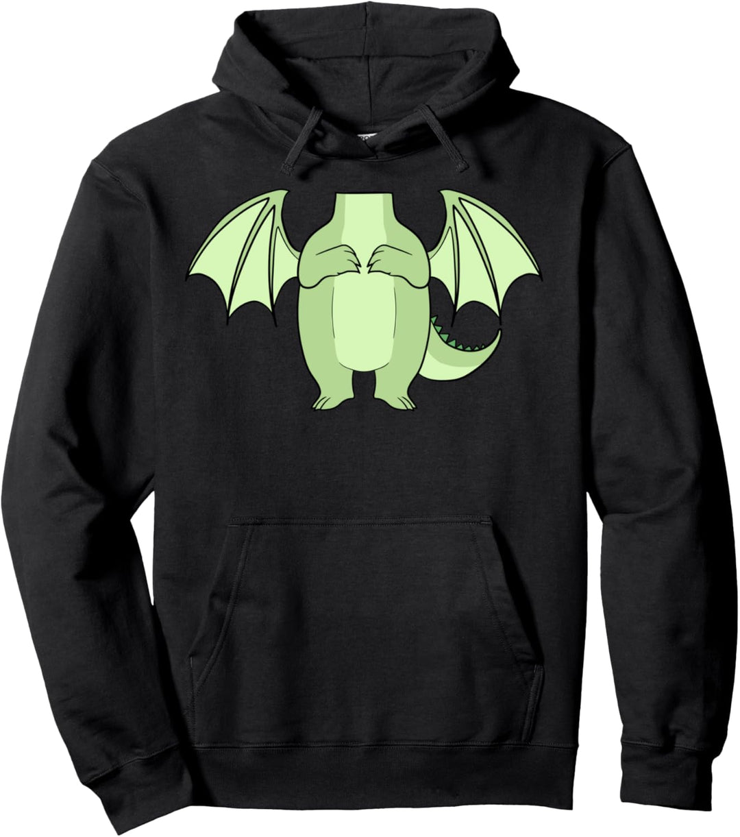 Dragon Body Costume Easy Halloween Gift Drachen Lover Cute Pullover Hoodie