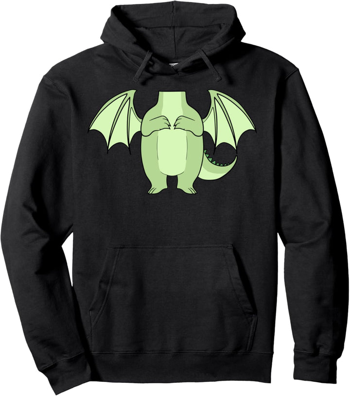 Dragon Body Costume Easy Halloween Gift Drachen Lover Cute Pullover Hoodie