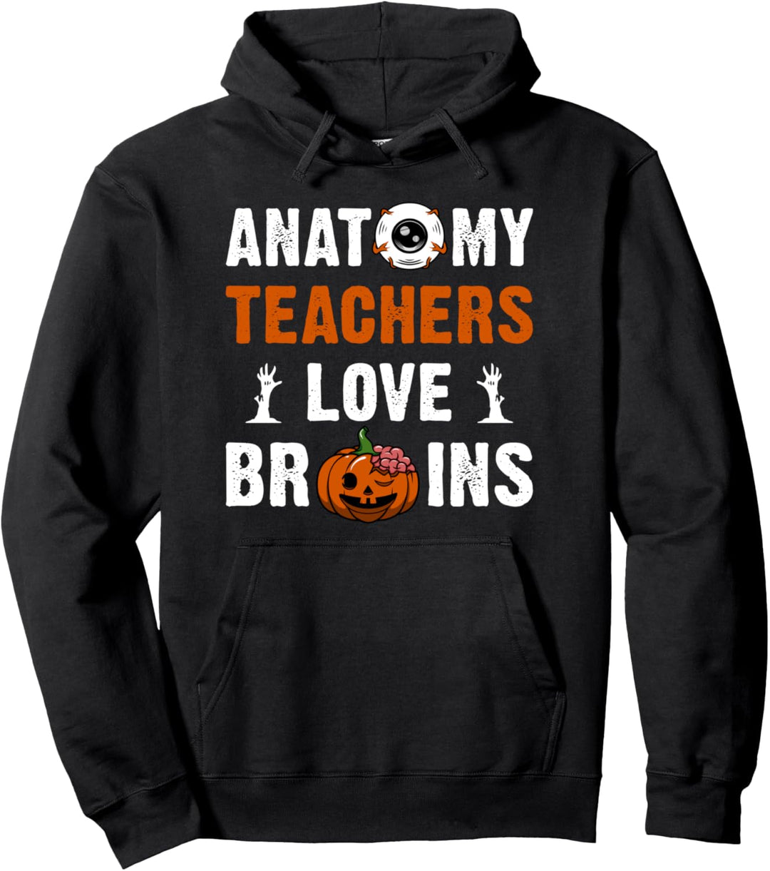 Anatomie-Lehrer, Halloween, auf Englisch Pullover Hoodie