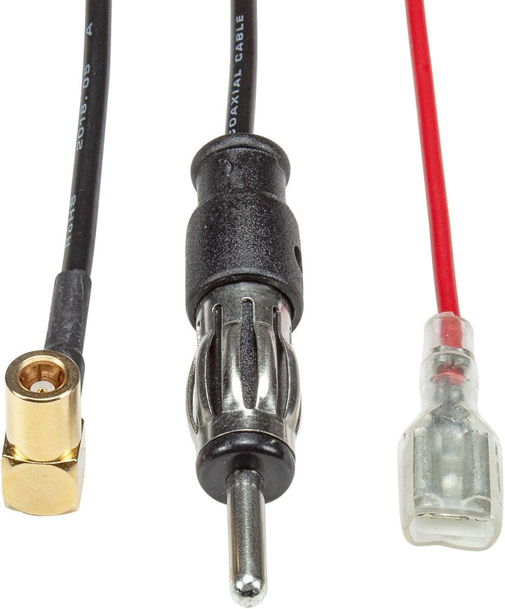 tomzz Audio 1000-023 DAB Antenne Auto Kombi Dach Antenne DAB+ UKW AM FM mit Verstärker SMB DIN 5m Ka