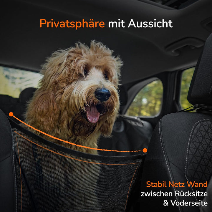 Upgrade4cars Hundedecke Auto Rückbank Wasserdicht & Gepolstert | Hunde Autositz Schondecke | Rücksit