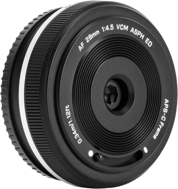 VILTROX 28mm f4.5 Pancake Objektiv Fuji x, AF 28mm f4.5 X Mount für Fuji, Pancake Objektiv Fuji x Mo