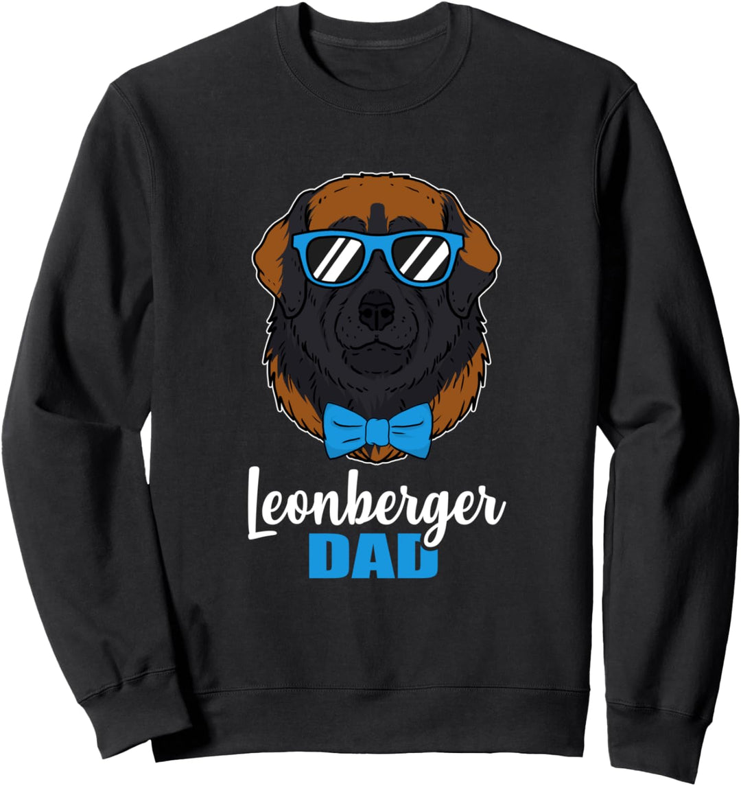 Lustiges Hunde Papa Geschenk Herrchen Leonberger Hund Sweatshirt