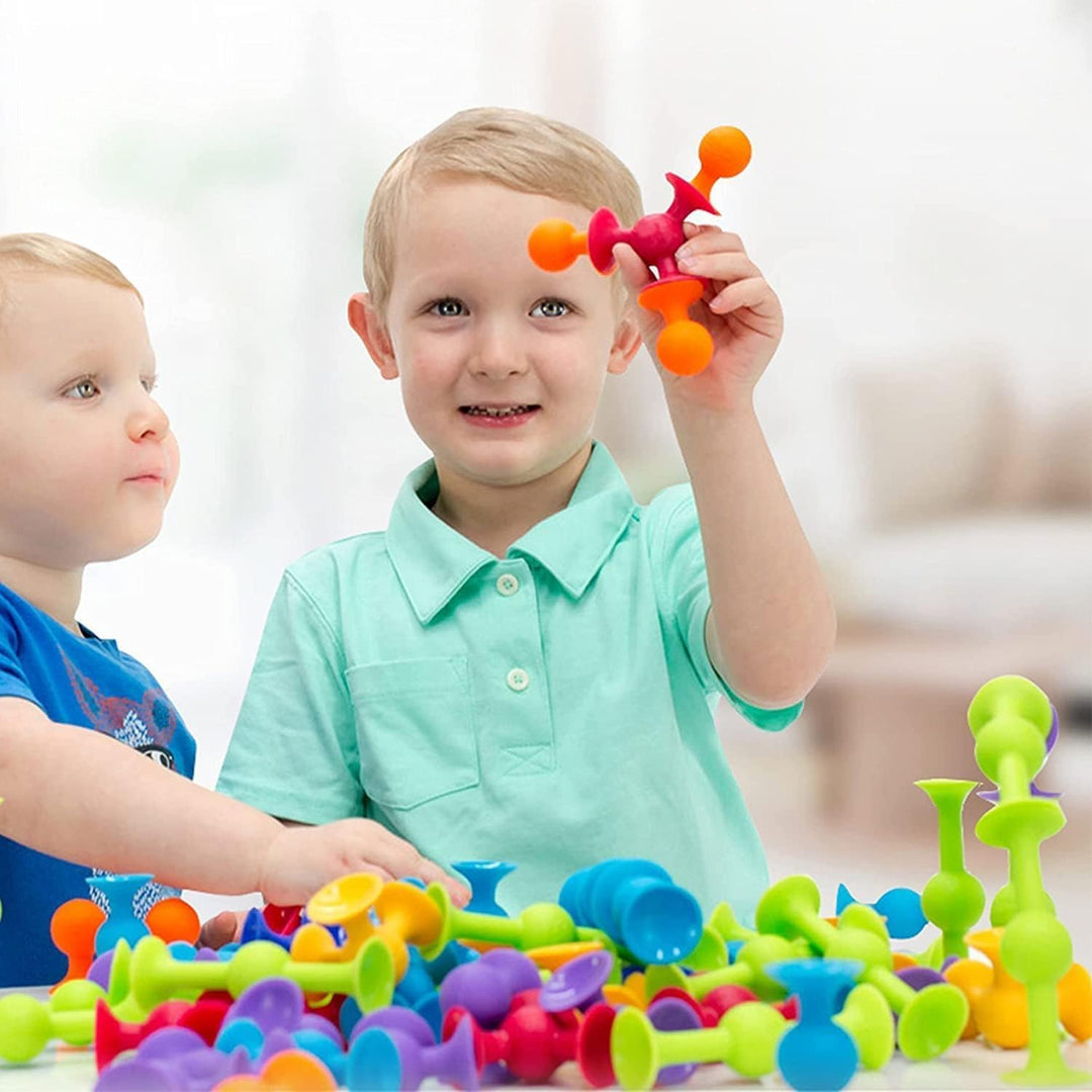 Saugnapf Spielzeug,48 Stück Montessori Badewannenspielzeug,Darts Sucker,Sucker Toy,Sauger Spielzeug,