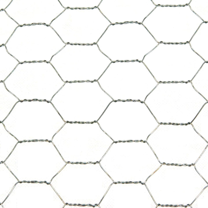 Garmix Sechseckgeflecht Kaninchendraht Verzinkt 25mm (150cm, 50m), 150cm, 50m