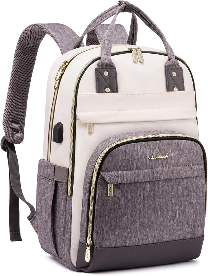 LOVEVOOK Rucksack Damen Laptop Rucksack 17 Zoll Schulrucksack Mädchen Teenager Wasserdicht Schultasc