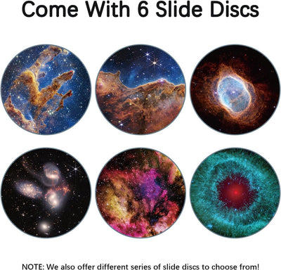 Realistische Scheiben Fixstern und Nebel - Discs für POCOCO Galaxy Lite Star Projector Home Planetar
