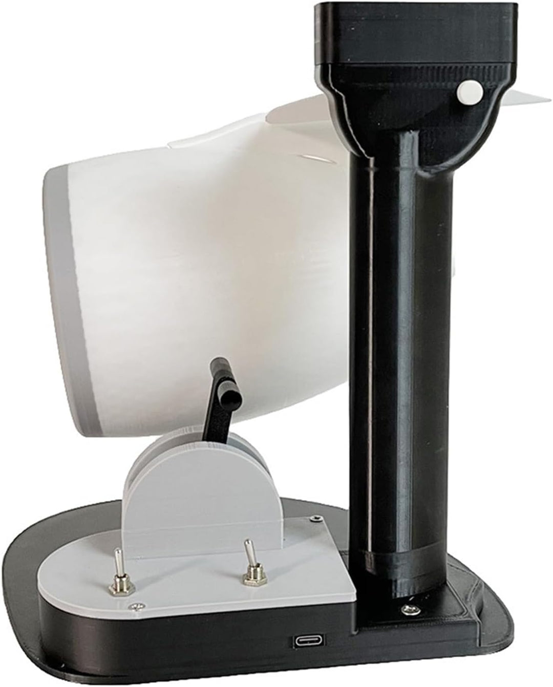 Yokawe Flugzeug-Turbo-Motor-Schreibtischventilator, kreatives Desktop-Jet-Motor-Turbofan-Modell, rot