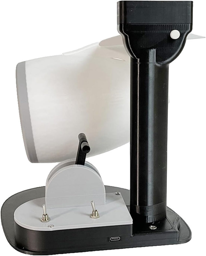 Yokawe Flugzeug-Turbo-Motor-Schreibtischventilator, kreatives Desktop-Jet-Motor-Turbofan-Modell, rot