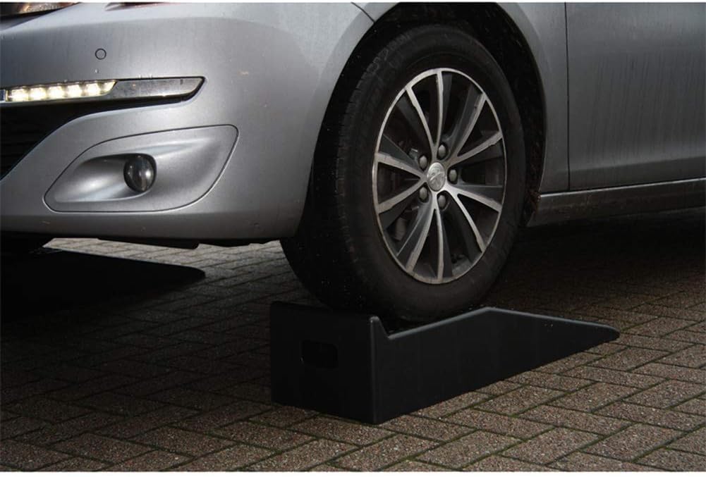 AUTO-STYLE Kunststoff Auffahrrampen - Schwarz - Satz à 2 Stück (Höhe 17cm)