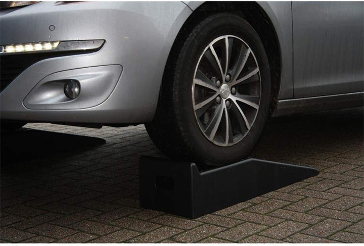 AUTO-STYLE Kunststoff Auffahrrampen - Schwarz - Satz à 2 Stück (Höhe 17cm)