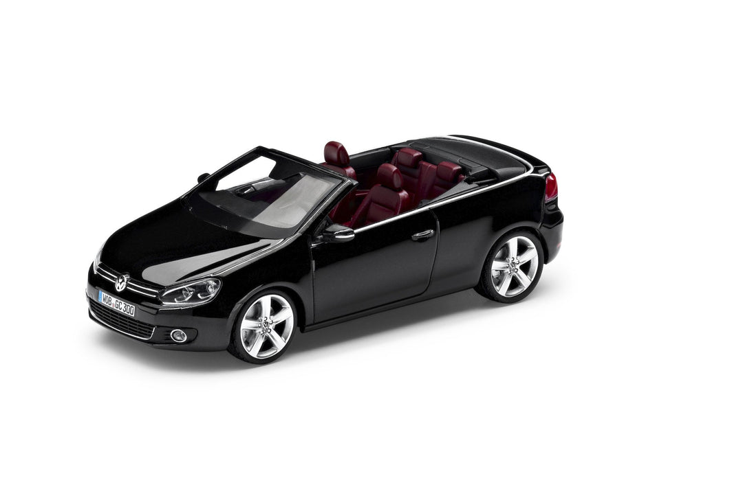 VW Modellauto Golf 6 Cabriolet 1:43 Deep Black Perleffekt