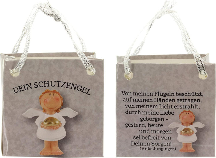 MIJOMA 24 Stück Set Schutzengel in Tüte 2-Fach Sortiert, im 24er Display, Gastgeschenk Glücksbringer