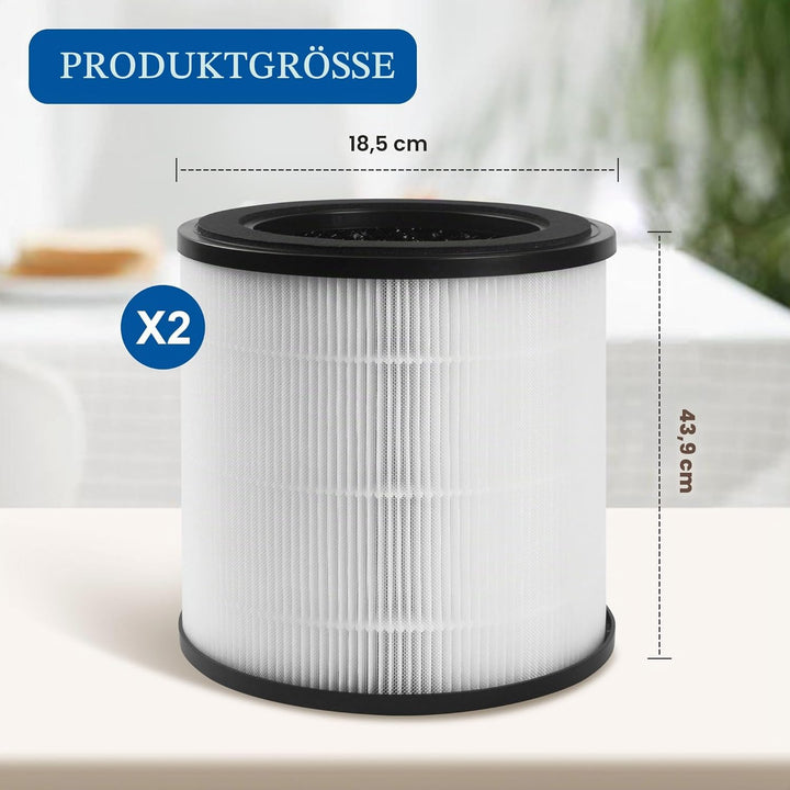 2 pcs HEPA Filter, Für Philips Luftreiniger Filter, Für Philips Luftreiniger 800 Serie AC0830/10、AC0
