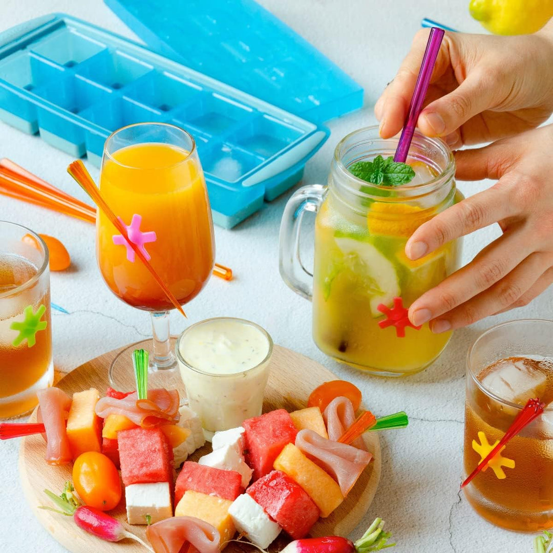Mastrad Cocktail Strohhalm-Stössel - 2-in-1 Trinkhalm und Stössel - zum Zermahlen, Quirlen, Rühren v