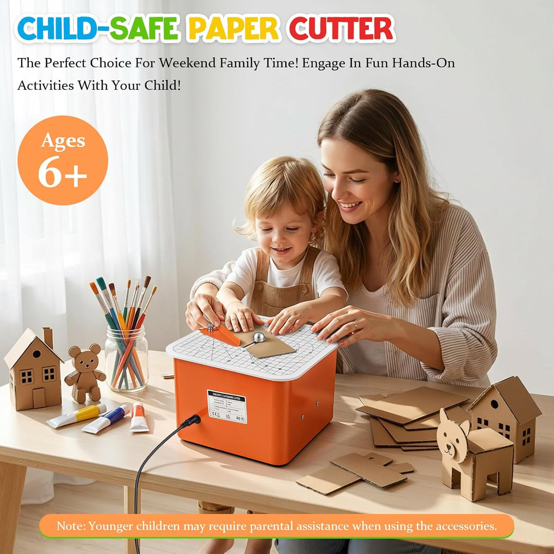 Kartonschneider für Kinder,45W elektrische Kappsäge mit klingenloser Technologie,präzises Schneiden