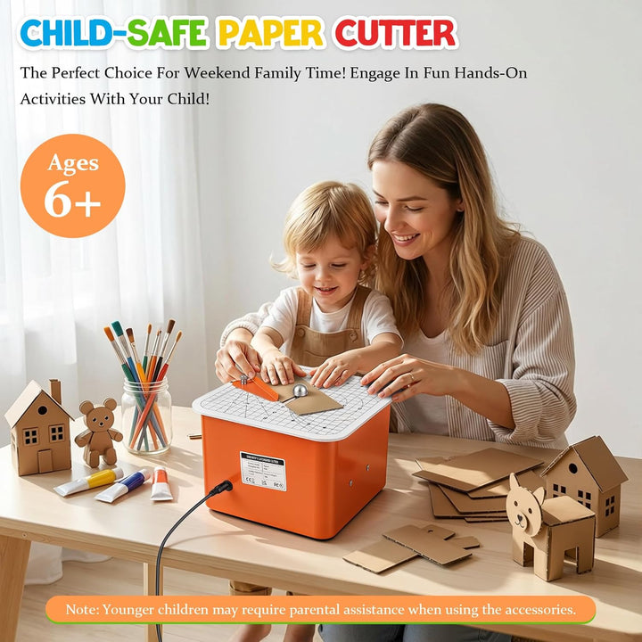 Kartonschneider für Kinder,45W elektrische Kappsäge mit klingenloser Technologie,präzises Schneiden
