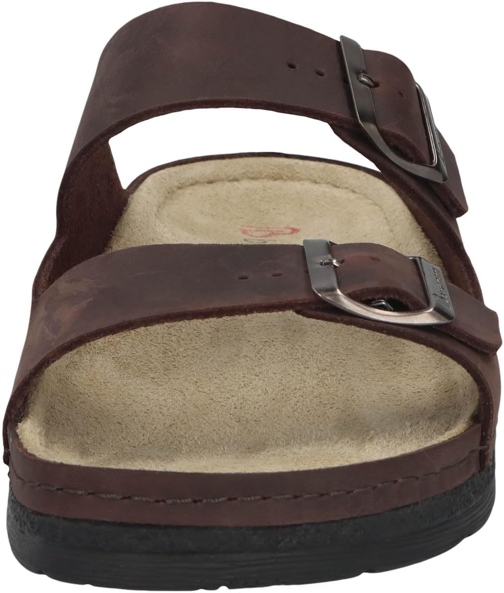 Berkemann Herren Adam Hausschuh 42 EU Mokka, 42 EU Mokka