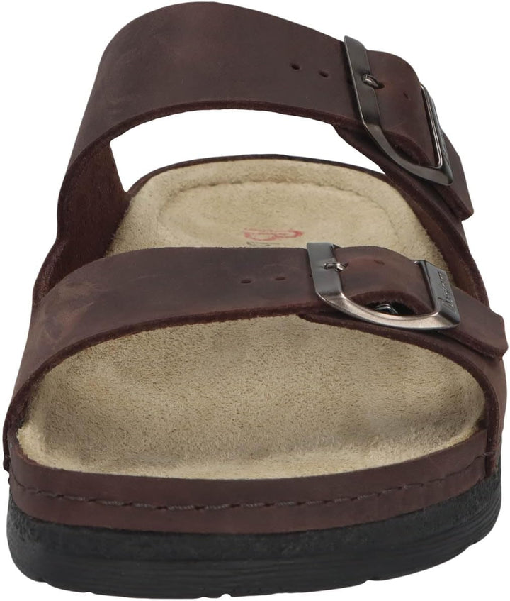 Berkemann Herren Adam Hausschuh 42 EU Mokka, 42 EU Mokka