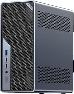 MINIS FORUM MS-02 Ultra Workstation Mini PC, Intel Core Ultra 5 235HX(14C/14T, up to 5.1GHz),PCIe 5.