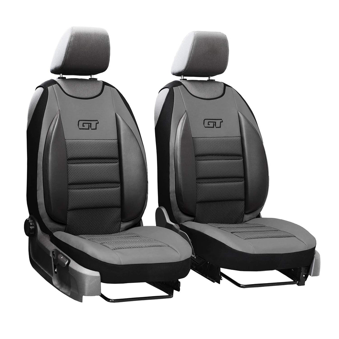 GSC Sitzbezüge Universal Schonbezüge 1+1 kompatibel mit OPEL ADAM Grau, Grau