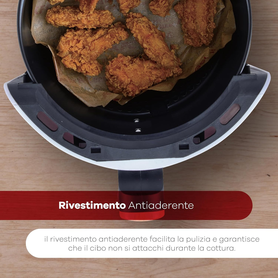 BERGNER Naturally | AirFryer 2 L | Freidora de Aire 1000 W | Temperatura desde 80-200ºC | Temporizad