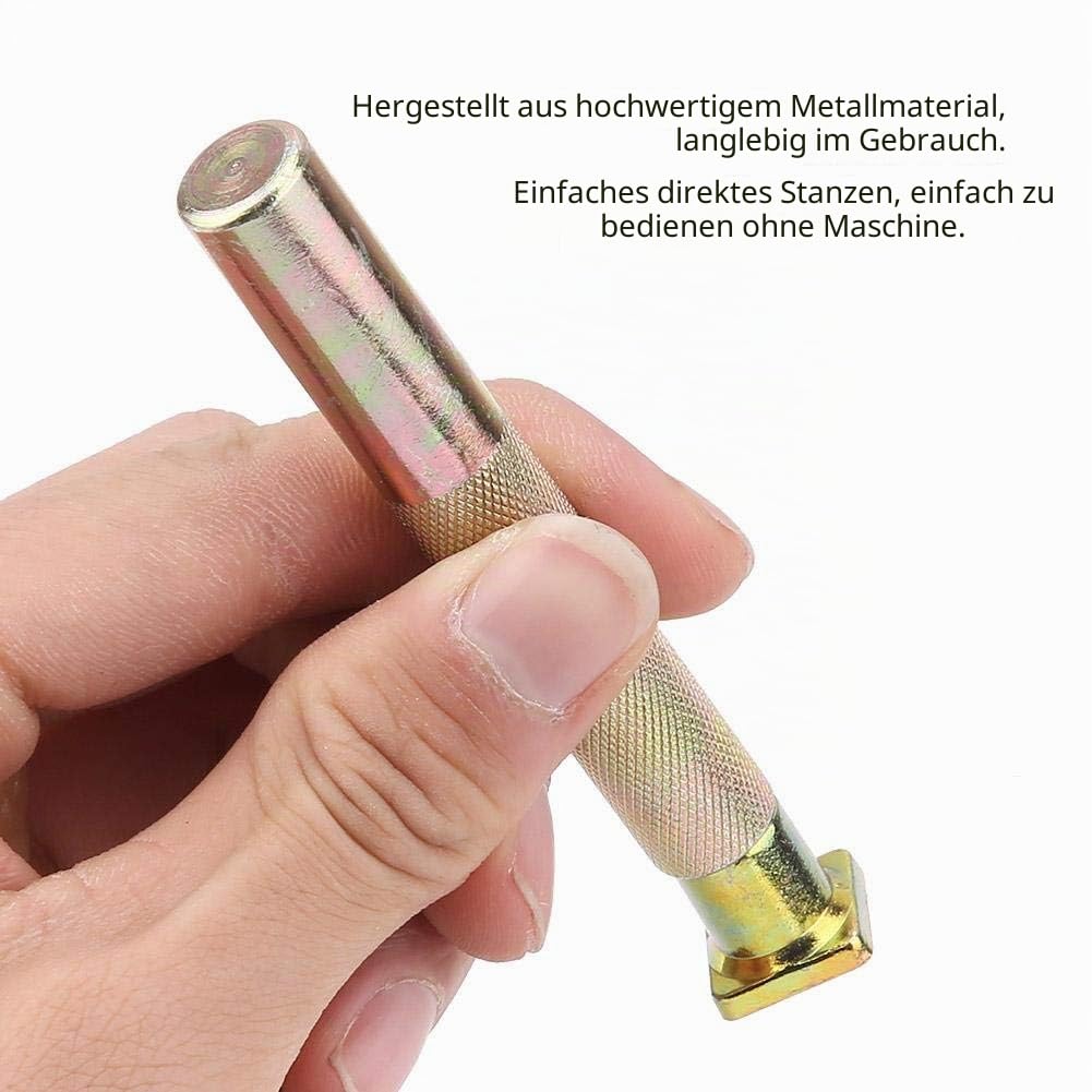 Alphabet Punsch Stempel, 13mm Metall Stempel Punch Set Vintage Design Alphabet 26 Buchstaben sterben