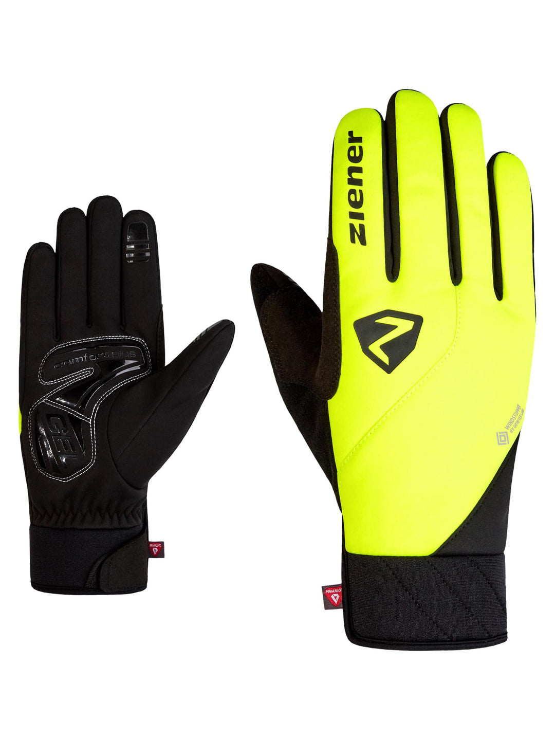 Ziener Herren Donni Fahrrad-Handschuhe Winter | Primaloft, Gore-Tex Infinium 10.5 Poison Yellow, 10.