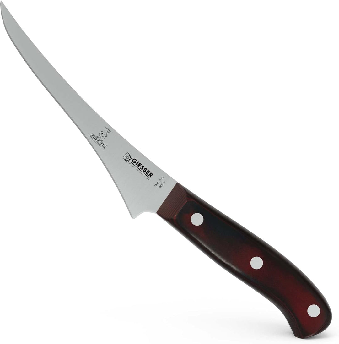 Giesser seit 1776 - Made in Germany - Filetiermesser 17 cm Rocking Chefs, PremiumCut Filet No 1, Fil