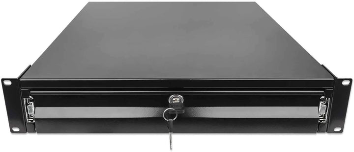 Intellinet 19" Schublade 2HE abschliessbar 466mm tief schwarz
