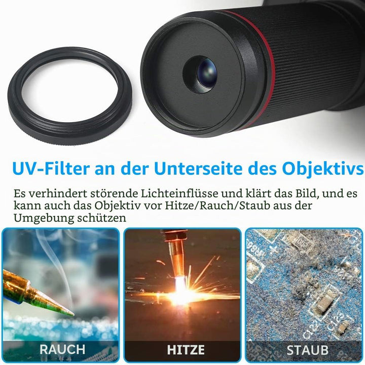 Andonstar AD407 3D HDMI Löten Digital Mikroskop mit 4MP UHD und 7 Zoll Einstellbarer LCD Bildschirm