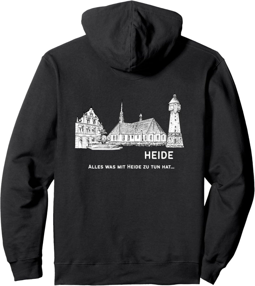 Heide - Dithmarschen Schleswig-Holstein Nordsee - Stadt Pullover Hoodie