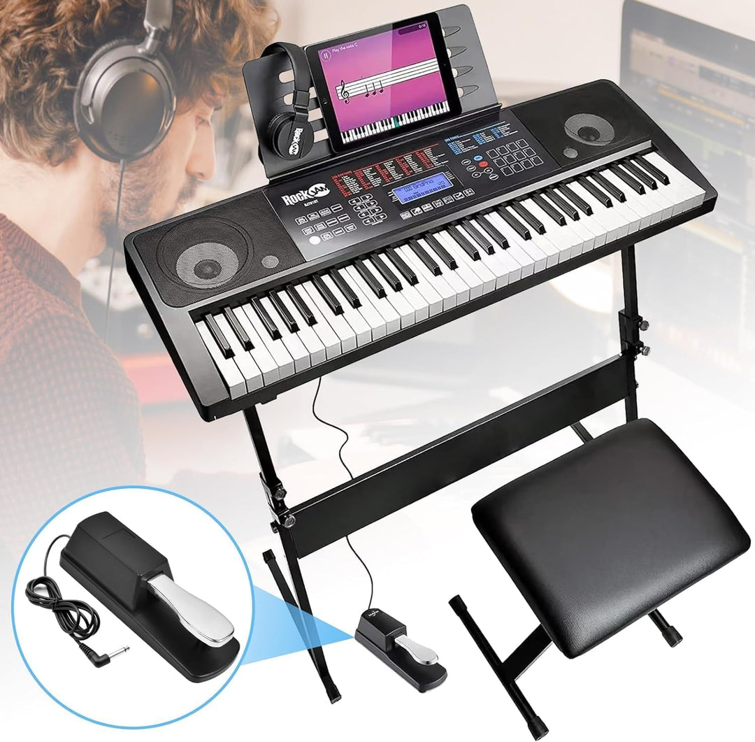 2 Stück Universelles Sustain-Pedal für Klaviertastatur, Sustain-Pedal geeignet für MIDI-Keyboard-Syn