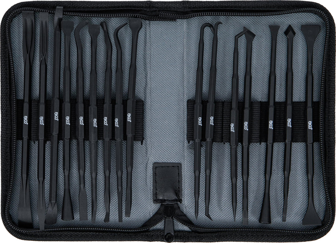 BGS 70919 | Kunststoff-Schaber und O-Ring/Dichtring Montage- / Demontage-Werkzeug-Satz | 16-TLG., 16