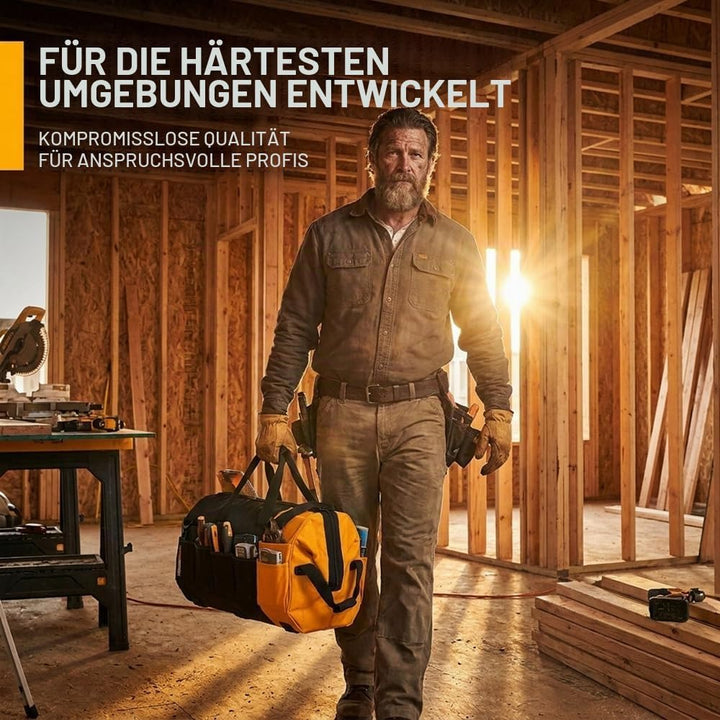 ToughBuilt tou-60–16 40,6 cm massive Mund Tasche, Schwarz/Gelb, 16"