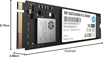 SSD 500GB HP M.2 PCI-e NVMe EX900 retail M.2 NVMe EX900 500GB, M.2 NVMe EX900 500GB