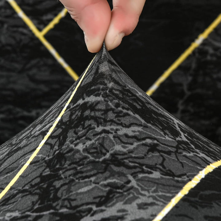 HZDHCLH Stuhlhussen 4er Set Stuhlbezüge Stretch abnehmbar, waschbar, Esszimmerstuhl-Schutzsitz für H